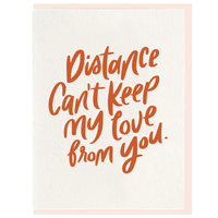 Distance Greeting Card